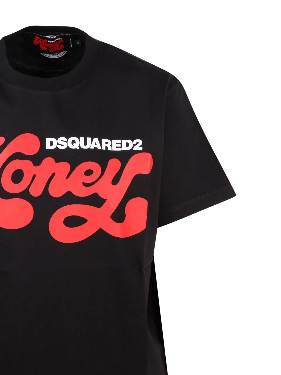 Dsquared2 Logo Printed Crewneck T-Shirt