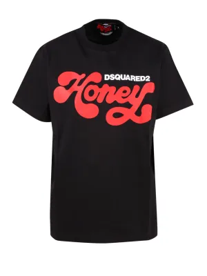 Dsquared2 Logo Printed Crewneck T-Shirt