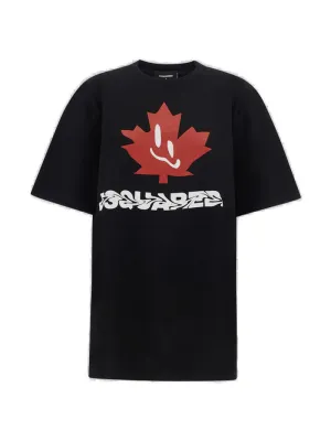 Dsquared2 Logo Printed Crewneck T-Shirt