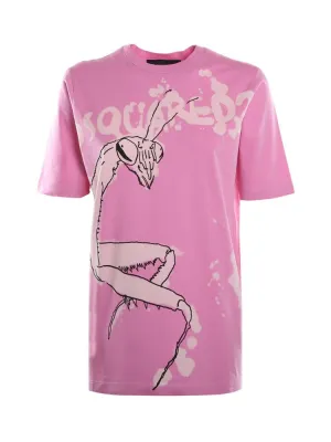 Dsquared2 Logo Printed Crewneck T-Shirt