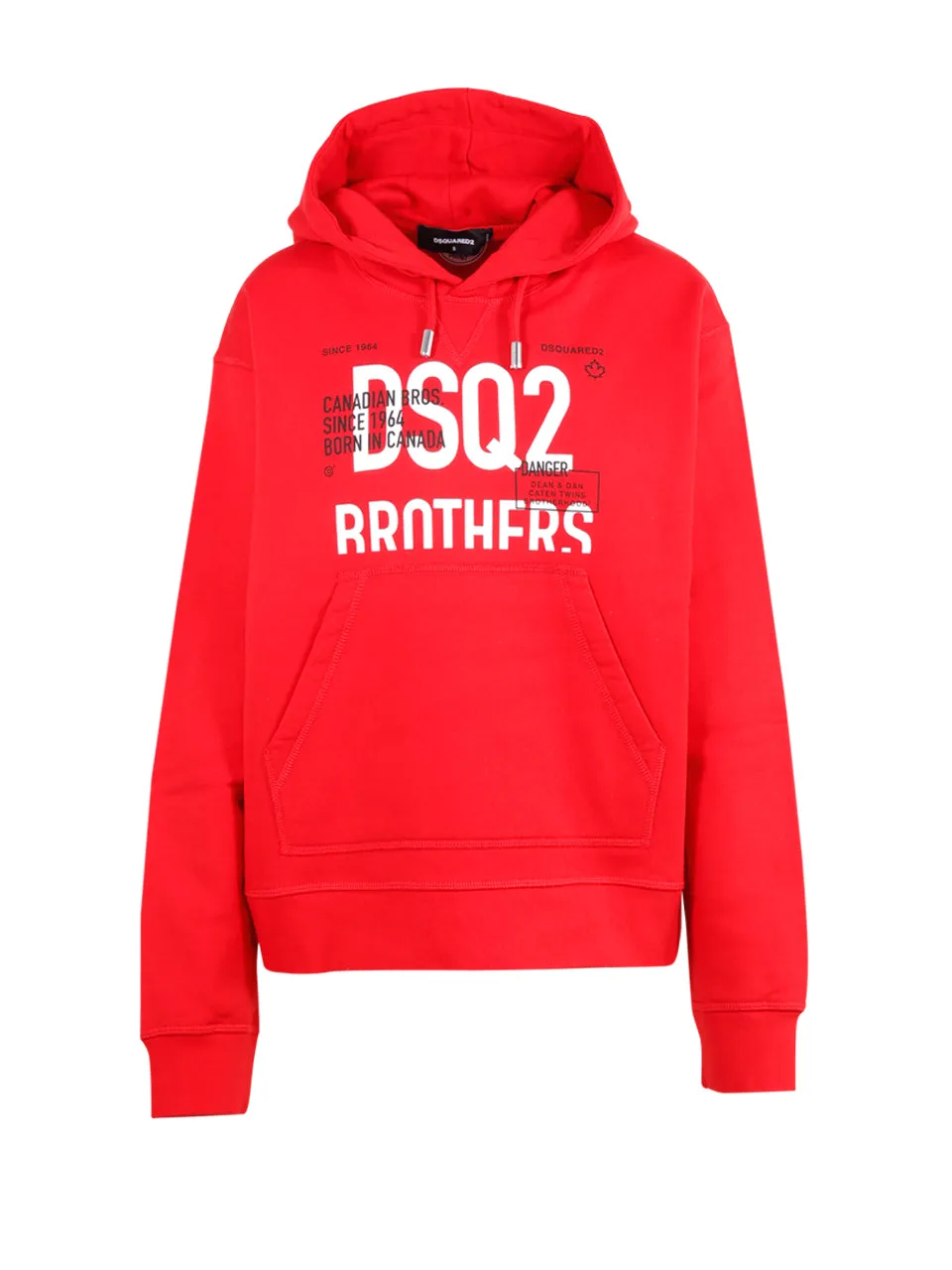 Dsquared2 Logo Printed Drawstring Hoodie