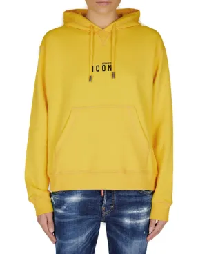 Dsquared2 Logo Printed Drawstring Hoodie