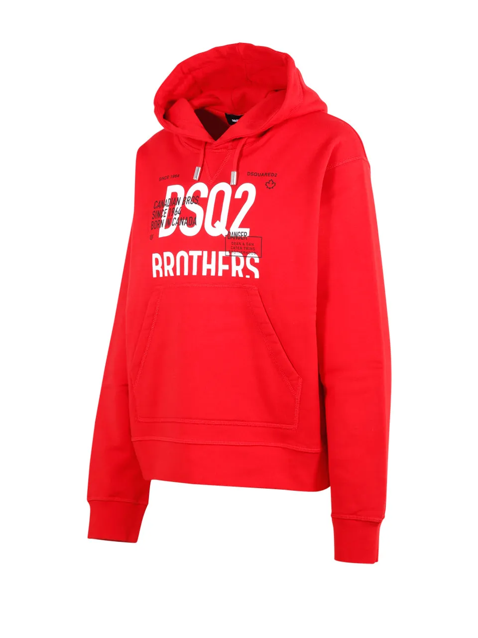 Dsquared2 Logo Printed Drawstring Hoodie