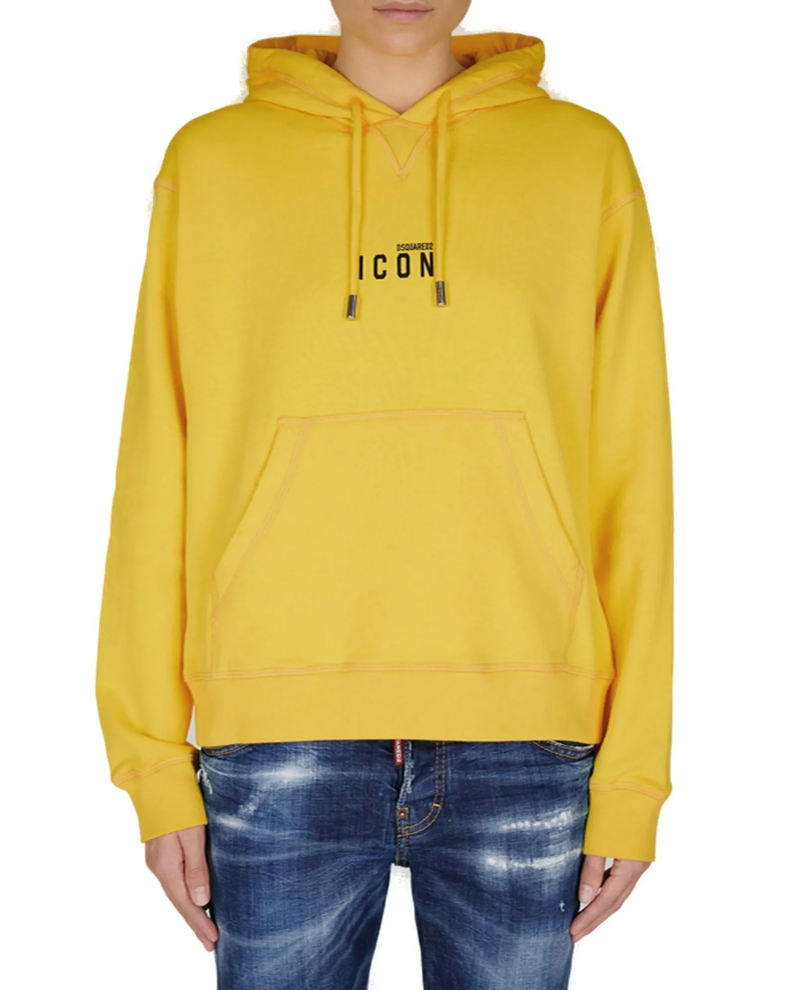 Dsquared2 Logo Printed Drawstring Hoodie