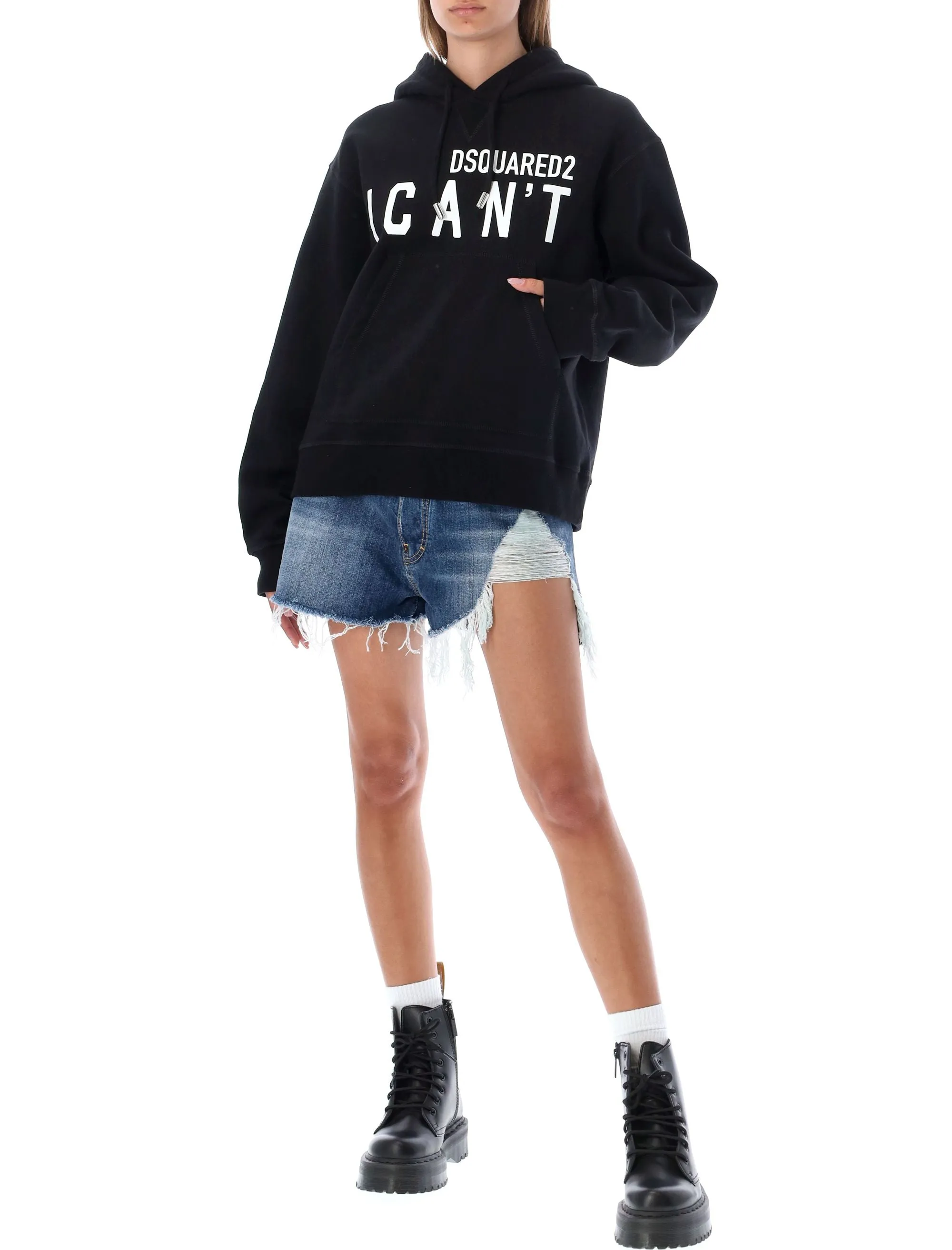 Dsquared2 Logo Printed Hoodie