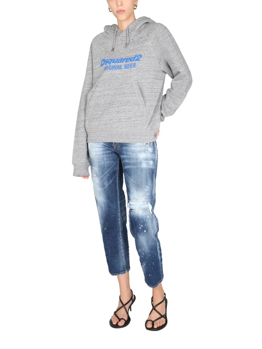 Dsquared2 Logo Printed Hoodie