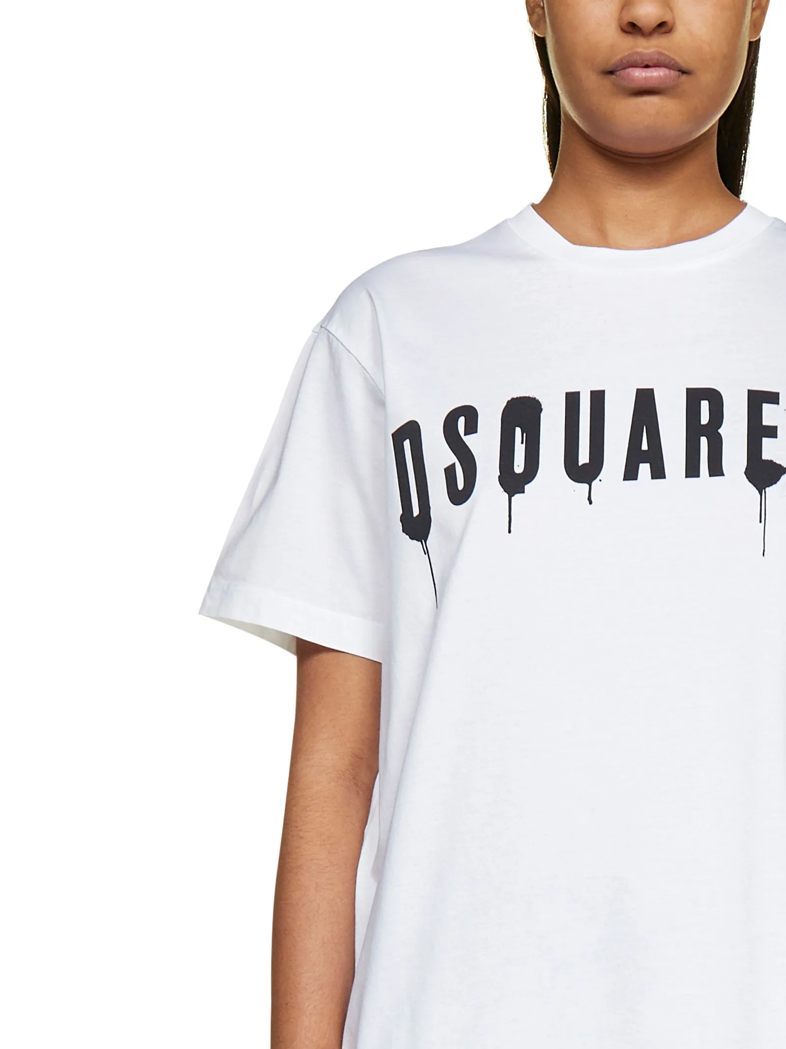 Dsquared2 Logo Spray Print T-Shirt