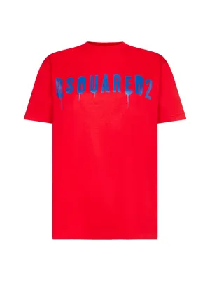 Dsquared2 Logo Spray Print T-Shirt