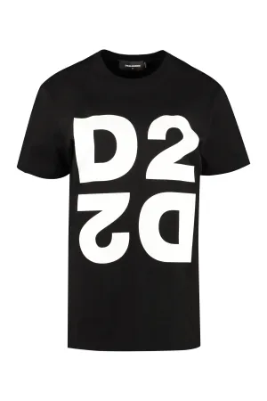 Dsquared2 Mirrored D2 Print T-Shirt