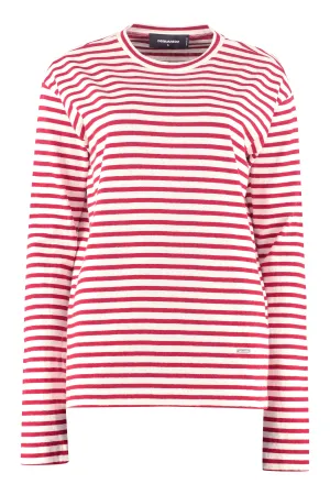 Dsquared2 Striped Long-Sleeve T-Shirt