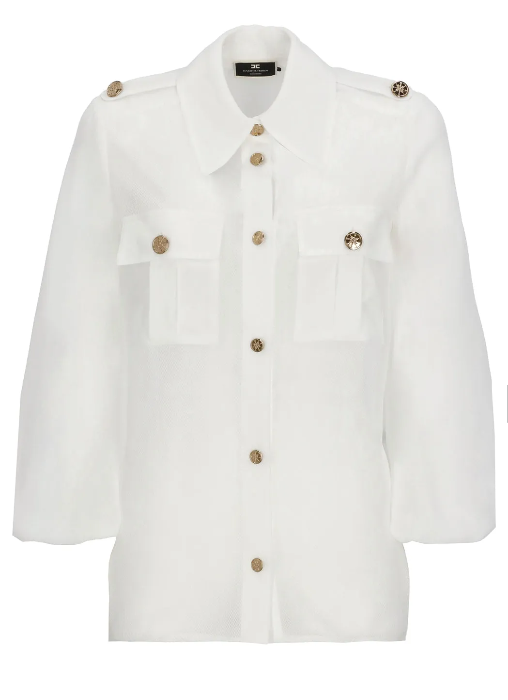 Elisabetta Franchi Buttoned Long-Sleeved Shirt