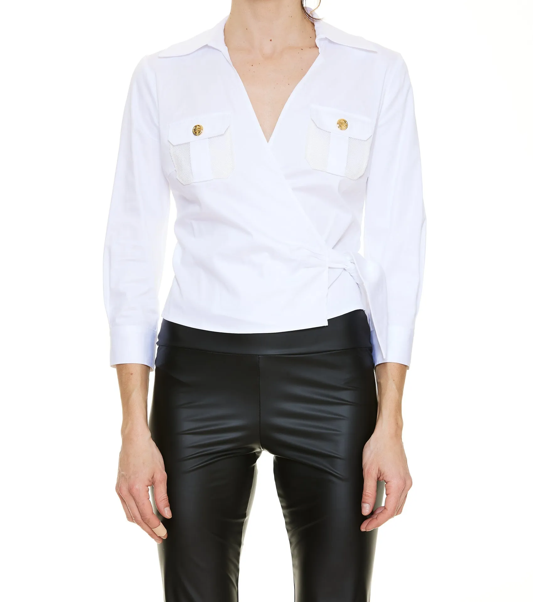 Elisabetta Franchi Crossover Safari Shirt