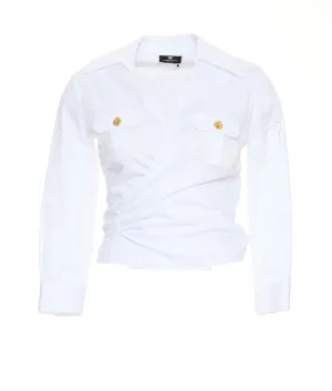 Elisabetta Franchi Crossover Safari Shirt