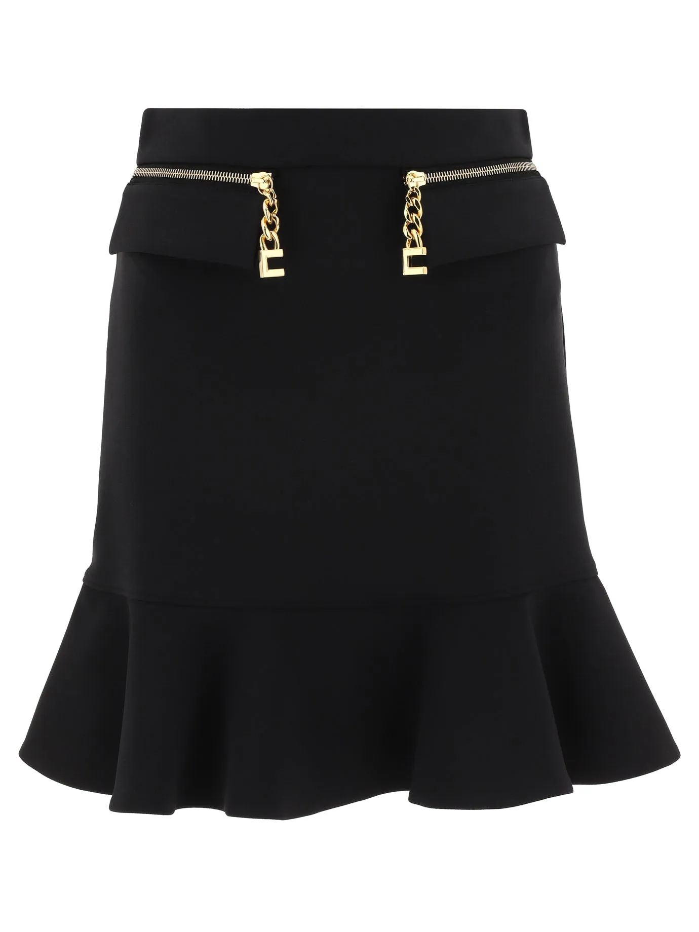 Elisabetta Franchi Flounce Mini Skirt