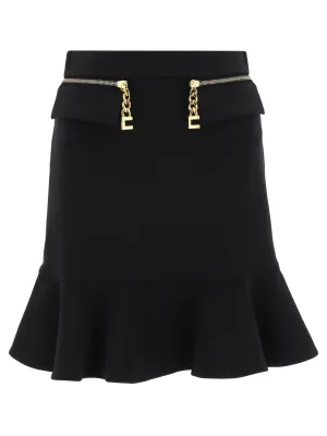 Elisabetta Franchi Flounce Mini Skirt