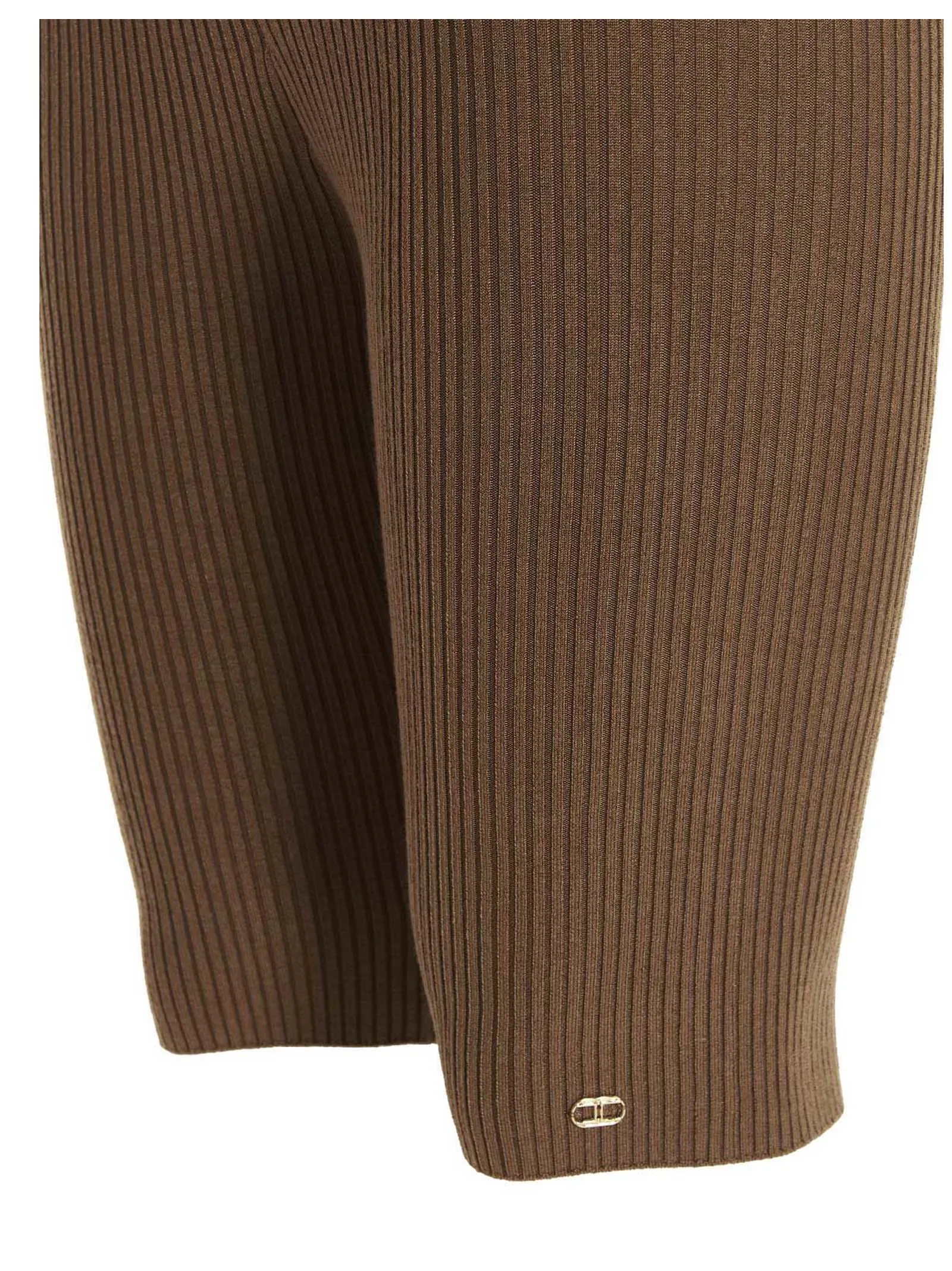 Elisabetta Franchi Ribbed Bike Shorts