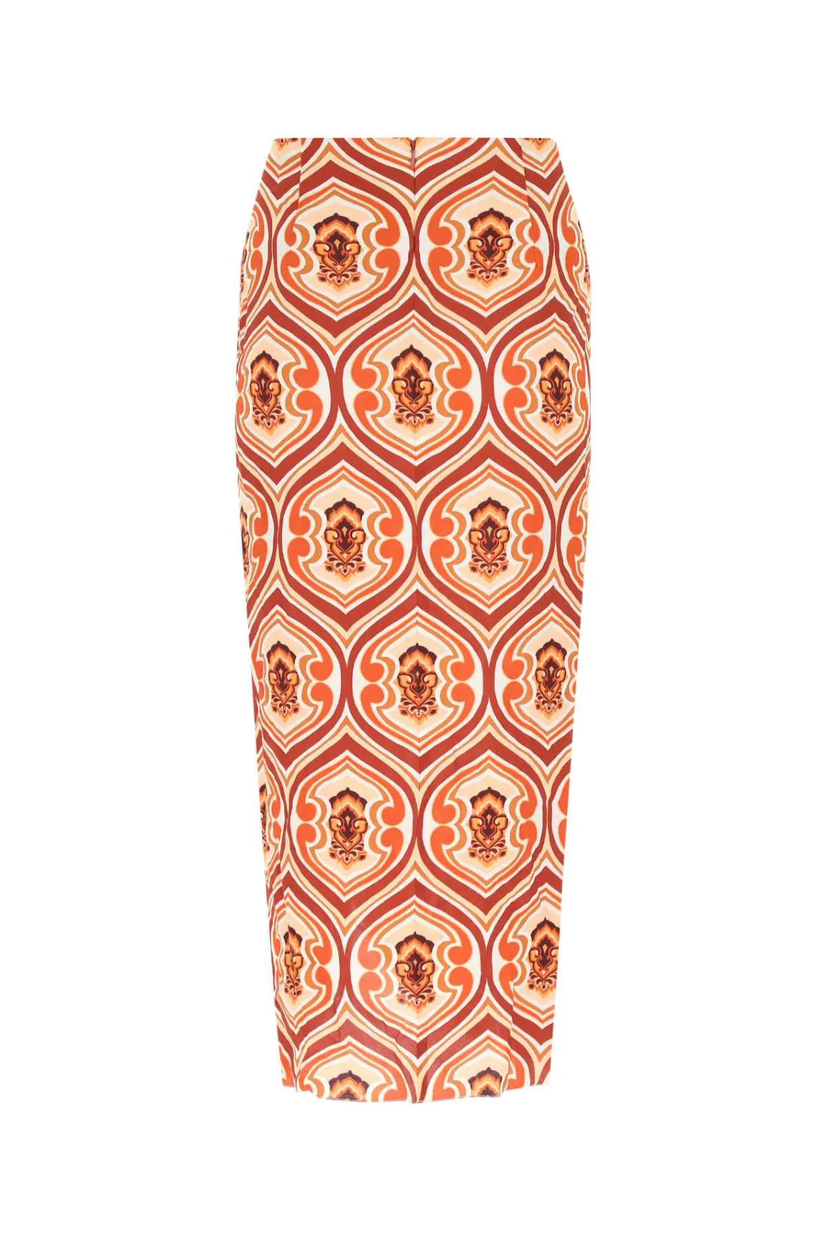 Etro Allover Graphic Print Skirt