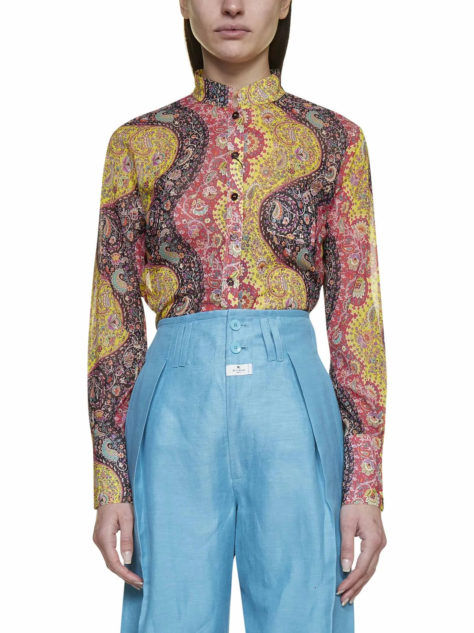 Etro Allover Paisley Print Shirt