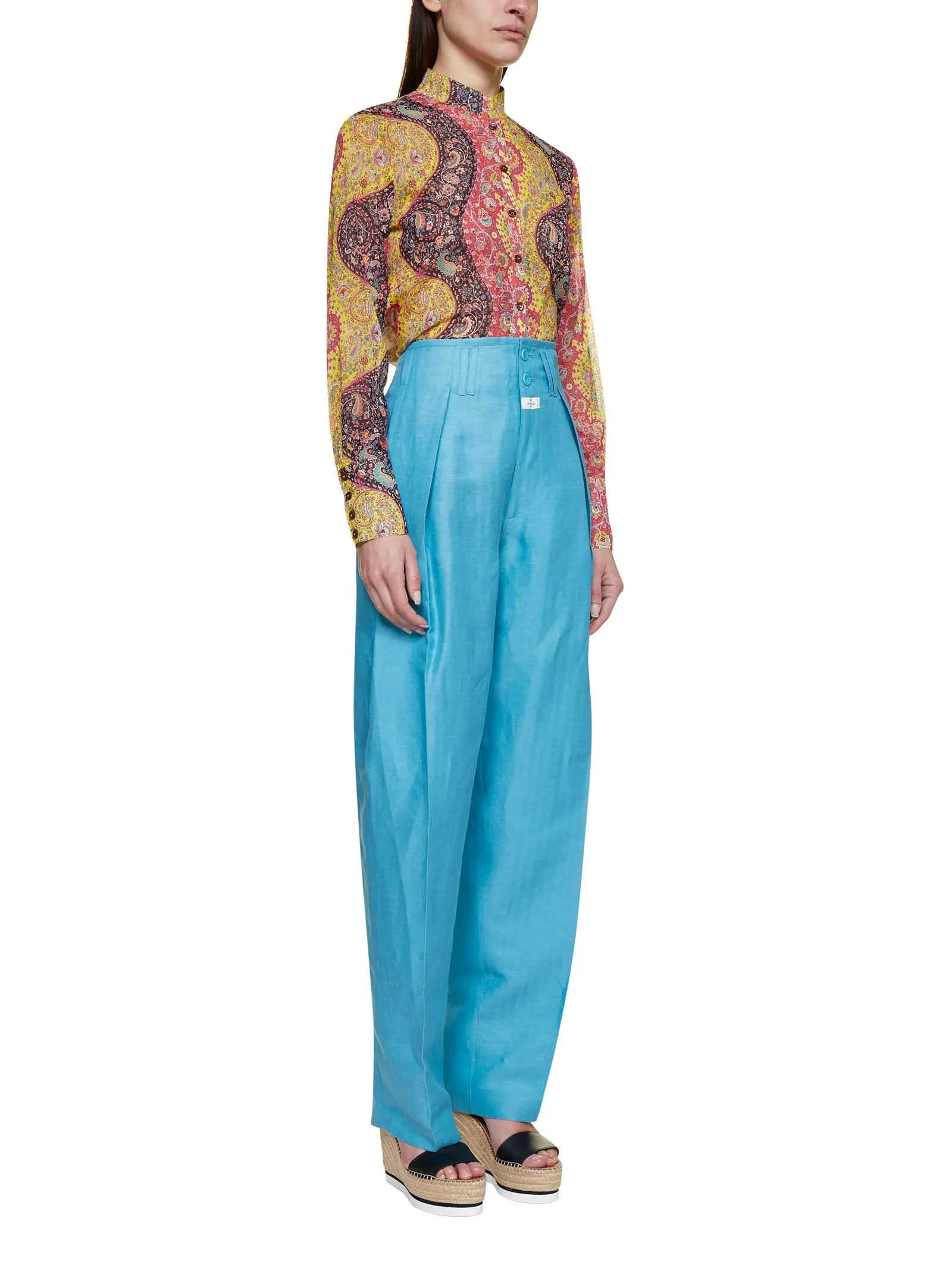 Etro Allover Paisley Print Shirt