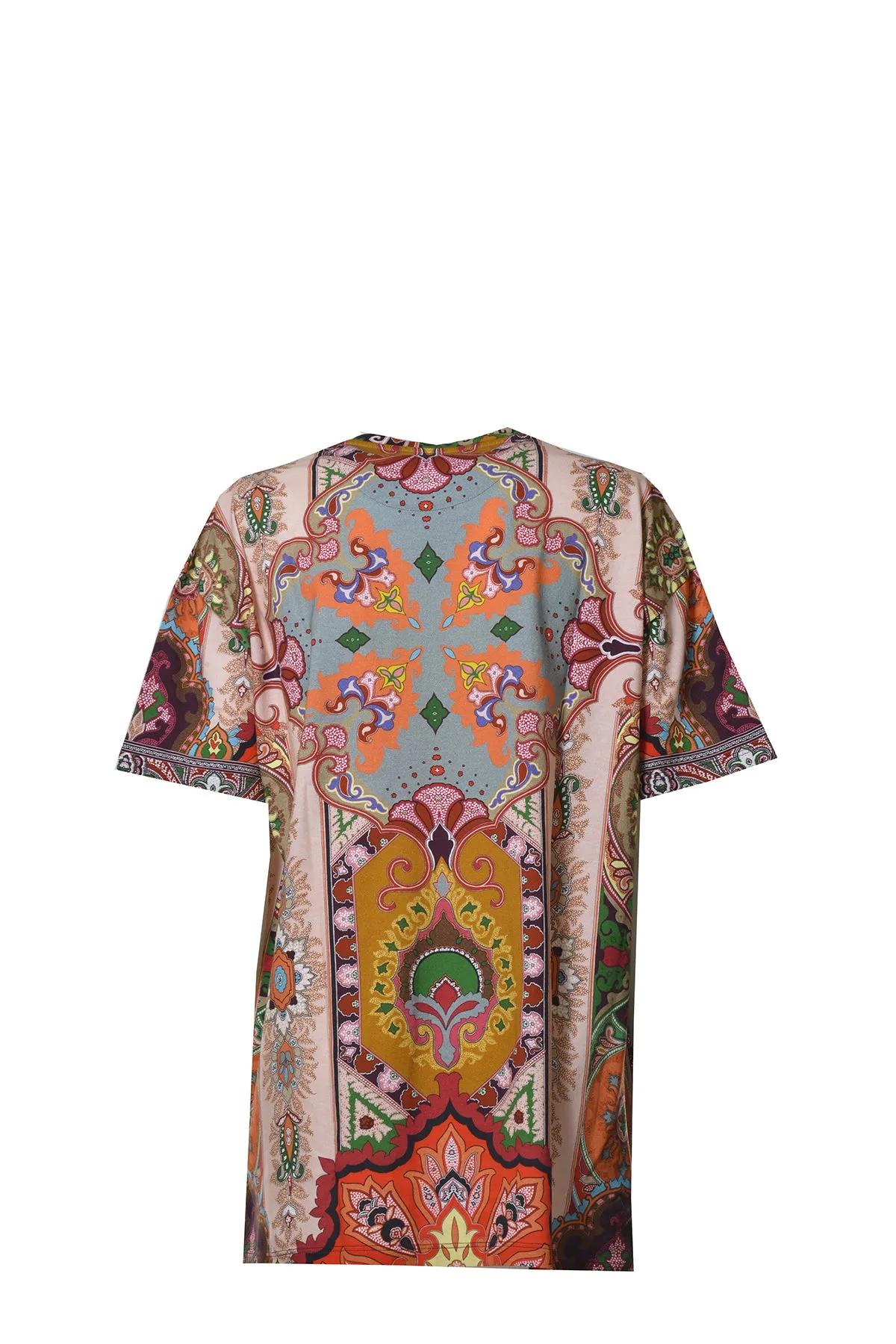 Etro Crewneck Pattern Printed T-Shirt
