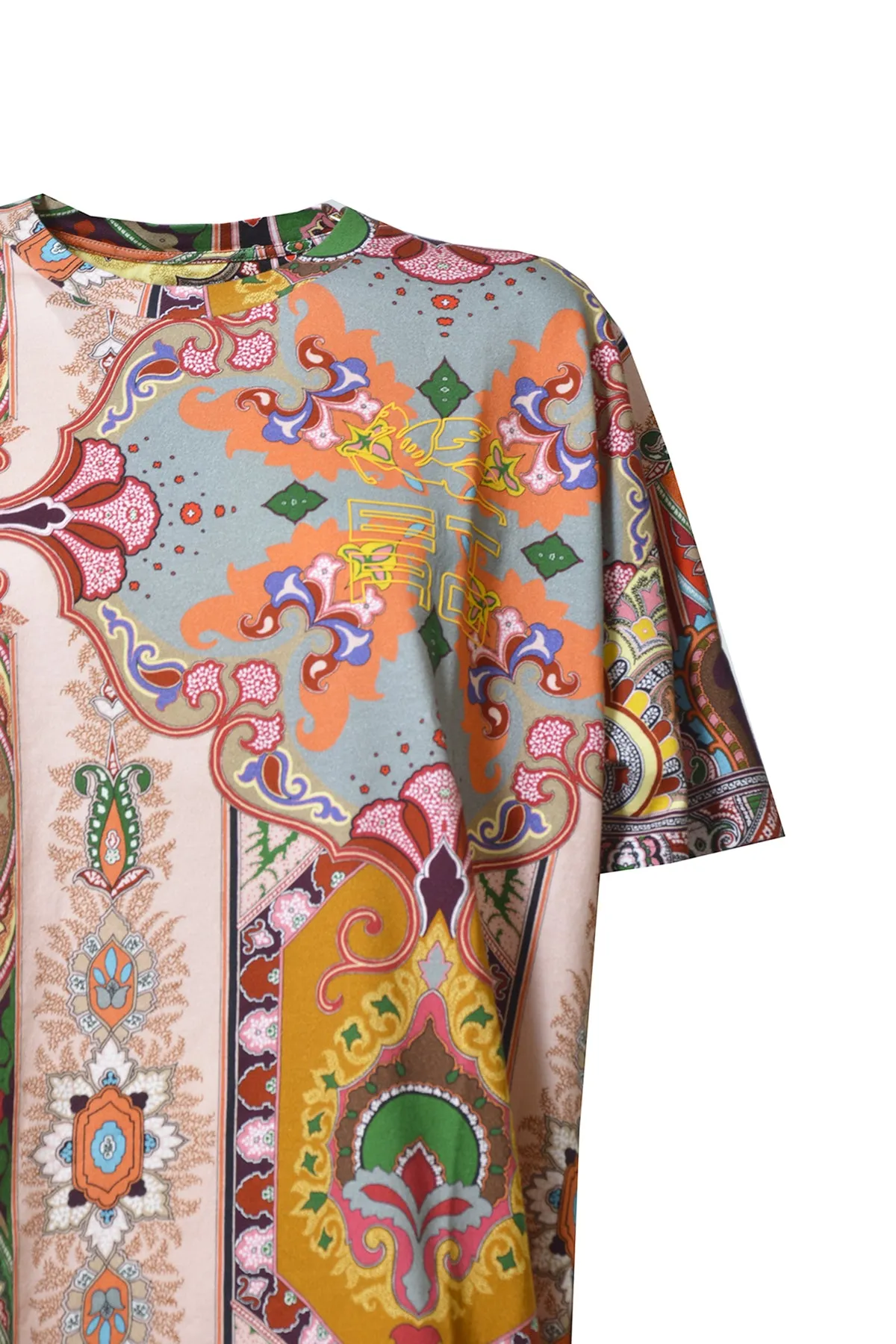 Etro Crewneck Pattern Printed T-Shirt