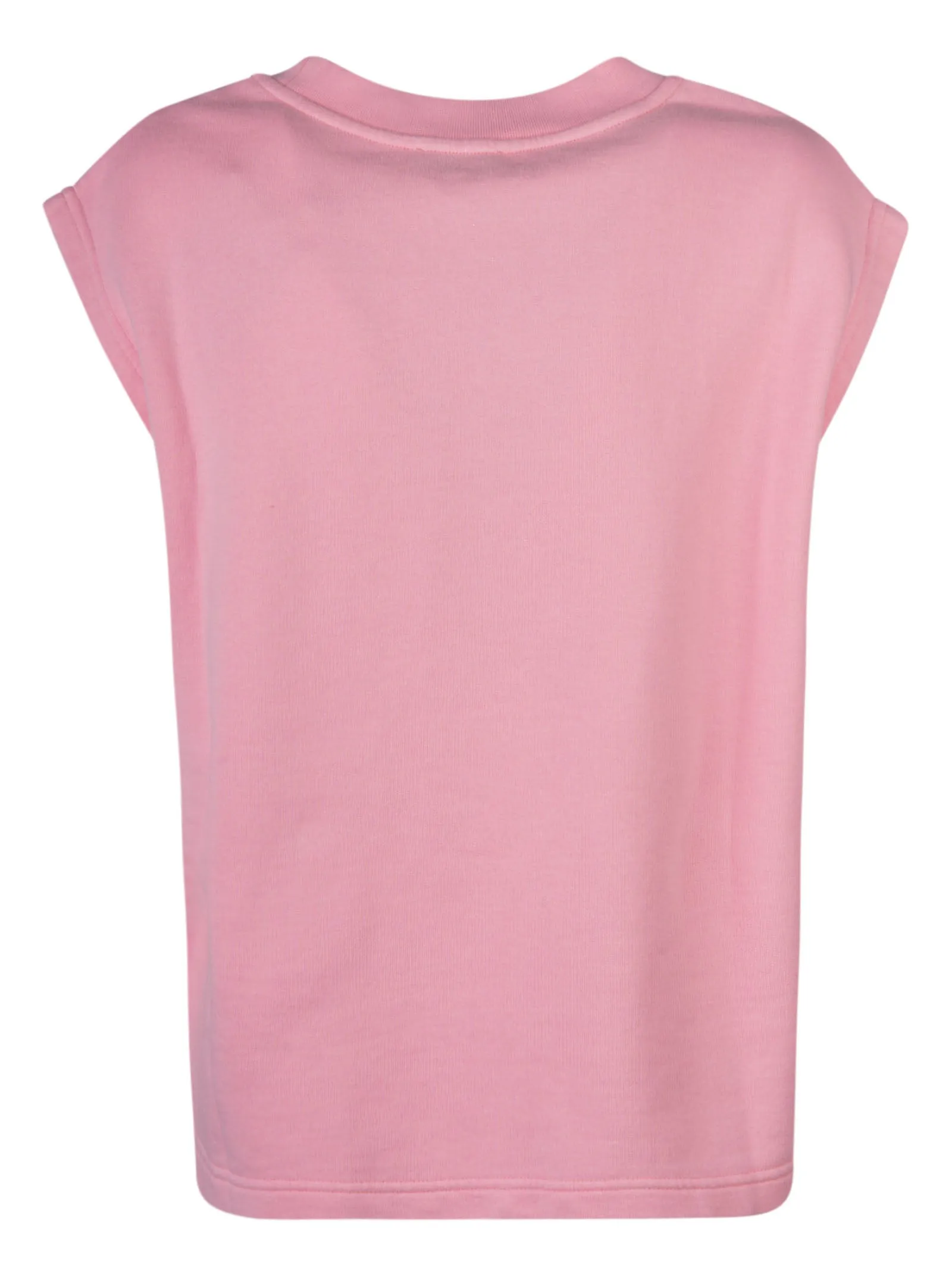 Etro Flocked Logo Sleeveless Top