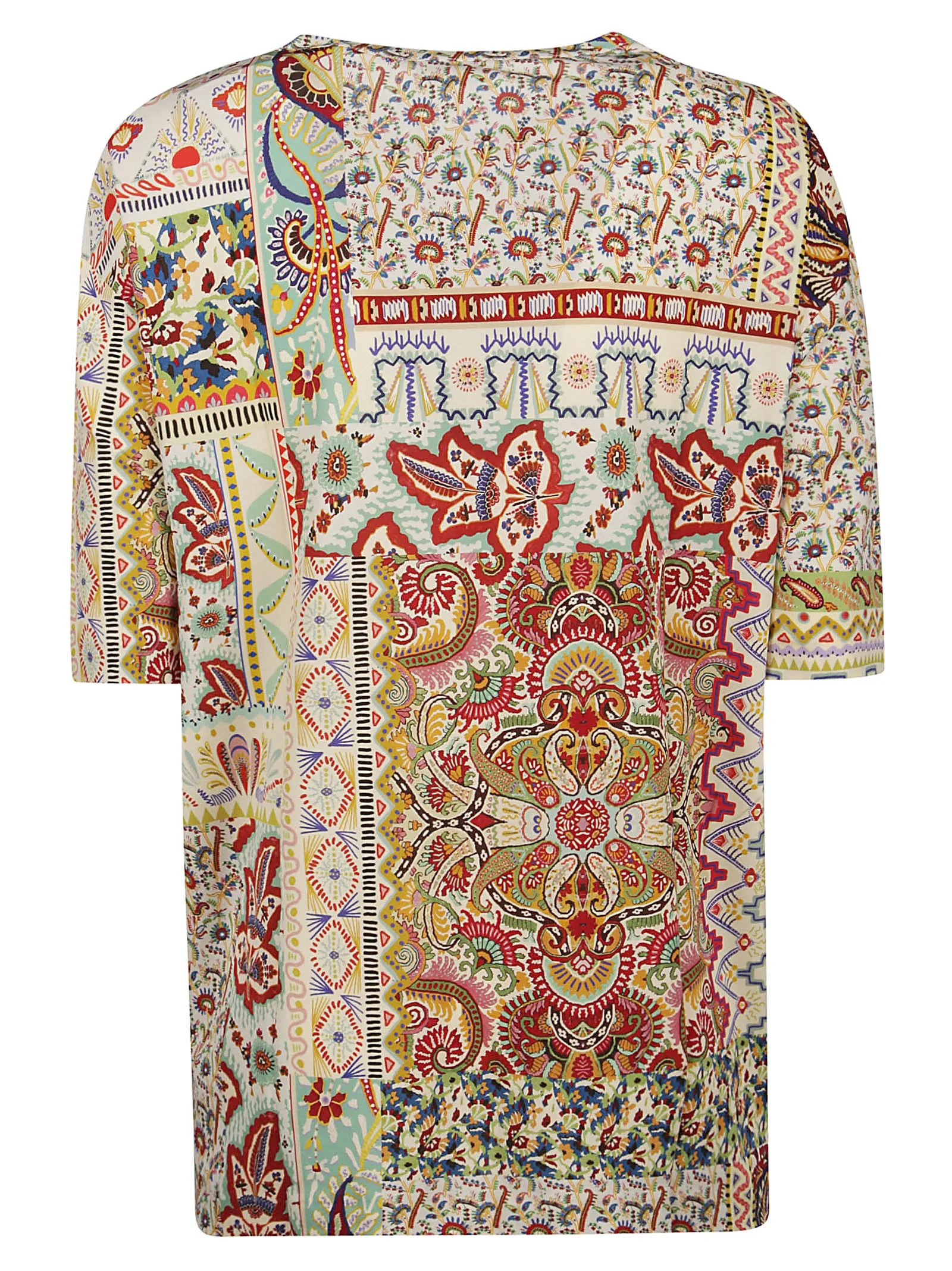 Etro Floral Printed Crewneck Top