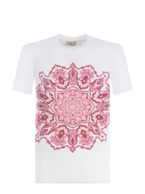 Etro Graphic Print Crewneck T-Shirt