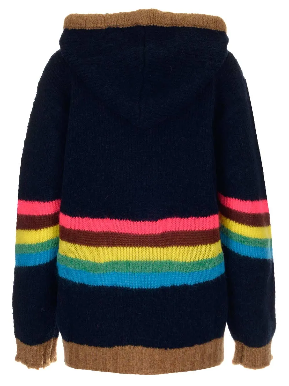 Etro Logo Intarsia Striped Hoodie