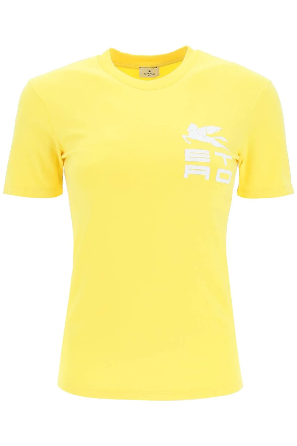 Etro Logo Print Crewneck T-Shirt