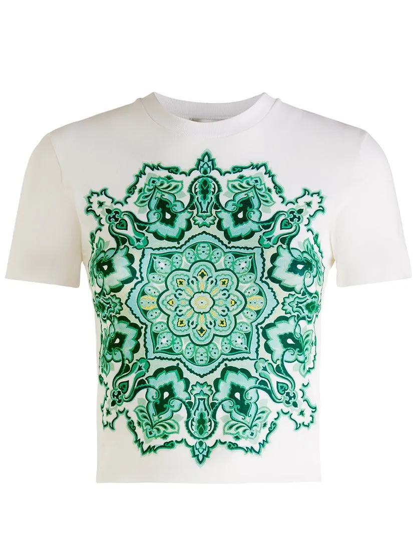 Etro Mandala Printed Crewneck T-Shirt