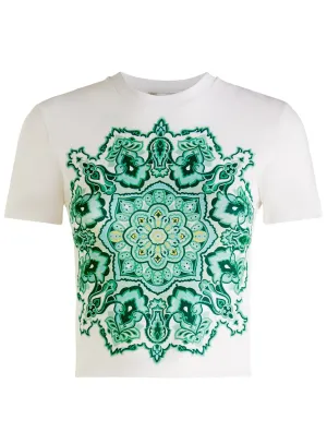 Etro Mandala Printed Crewneck T-Shirt