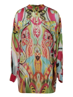 Etro Paisley Print Pocket Patch Shirt