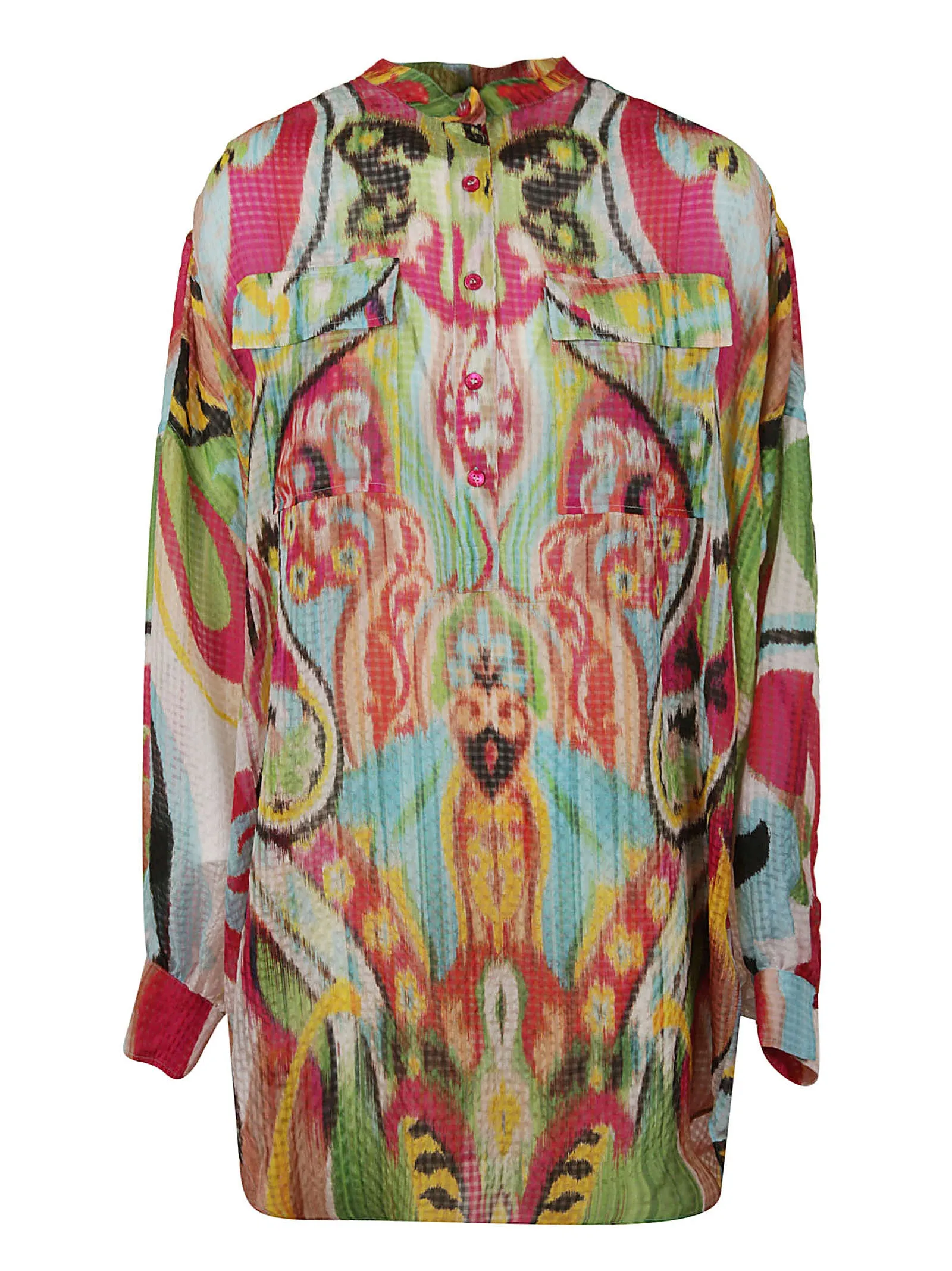 Etro Paisley Print Pocket Patch Shirt