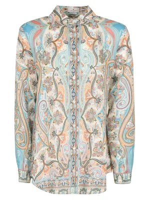 Etro Paisley Printed Button-Up Shirt