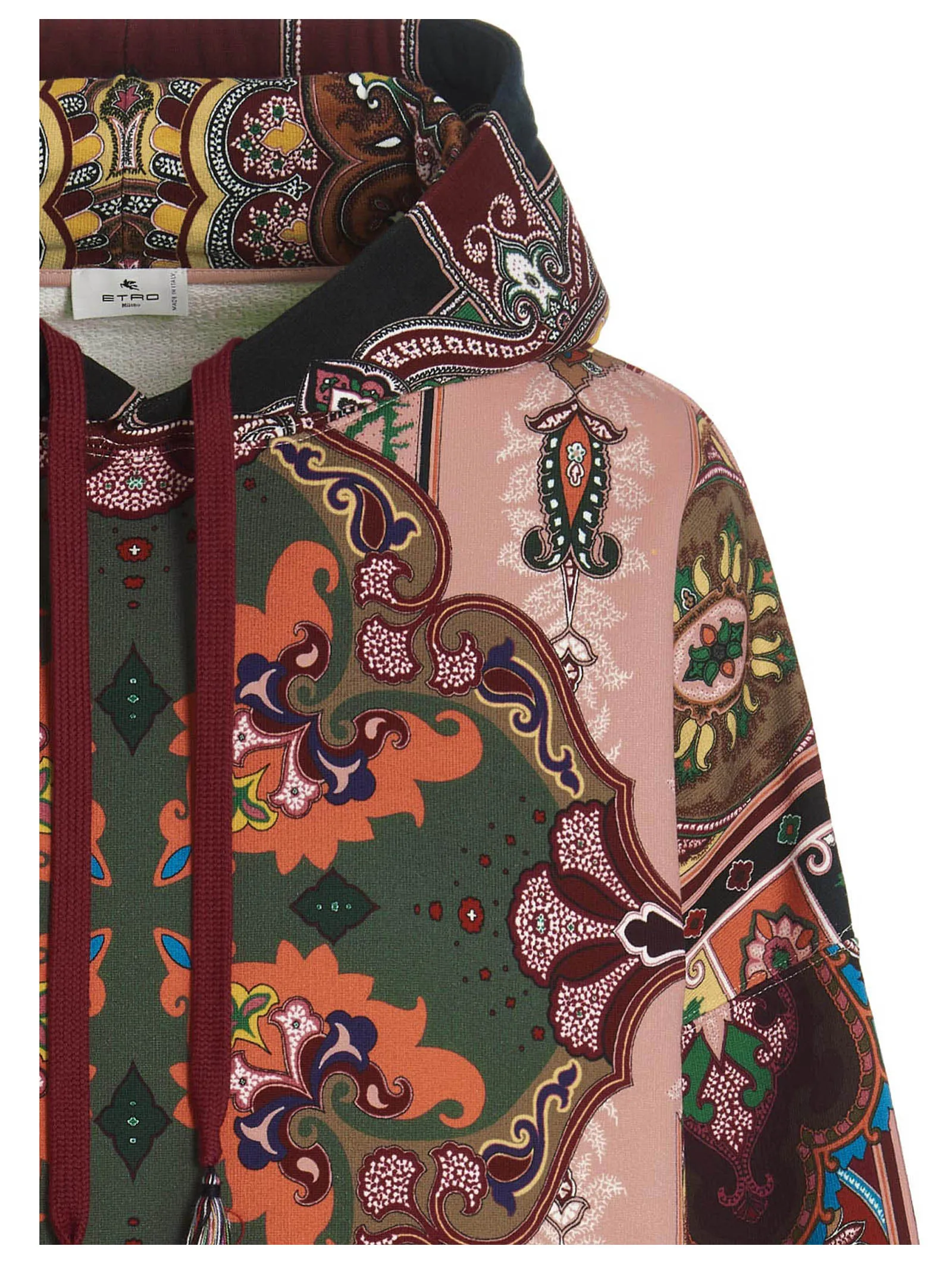 Etro Paisley Printed Drawstring Hoodie