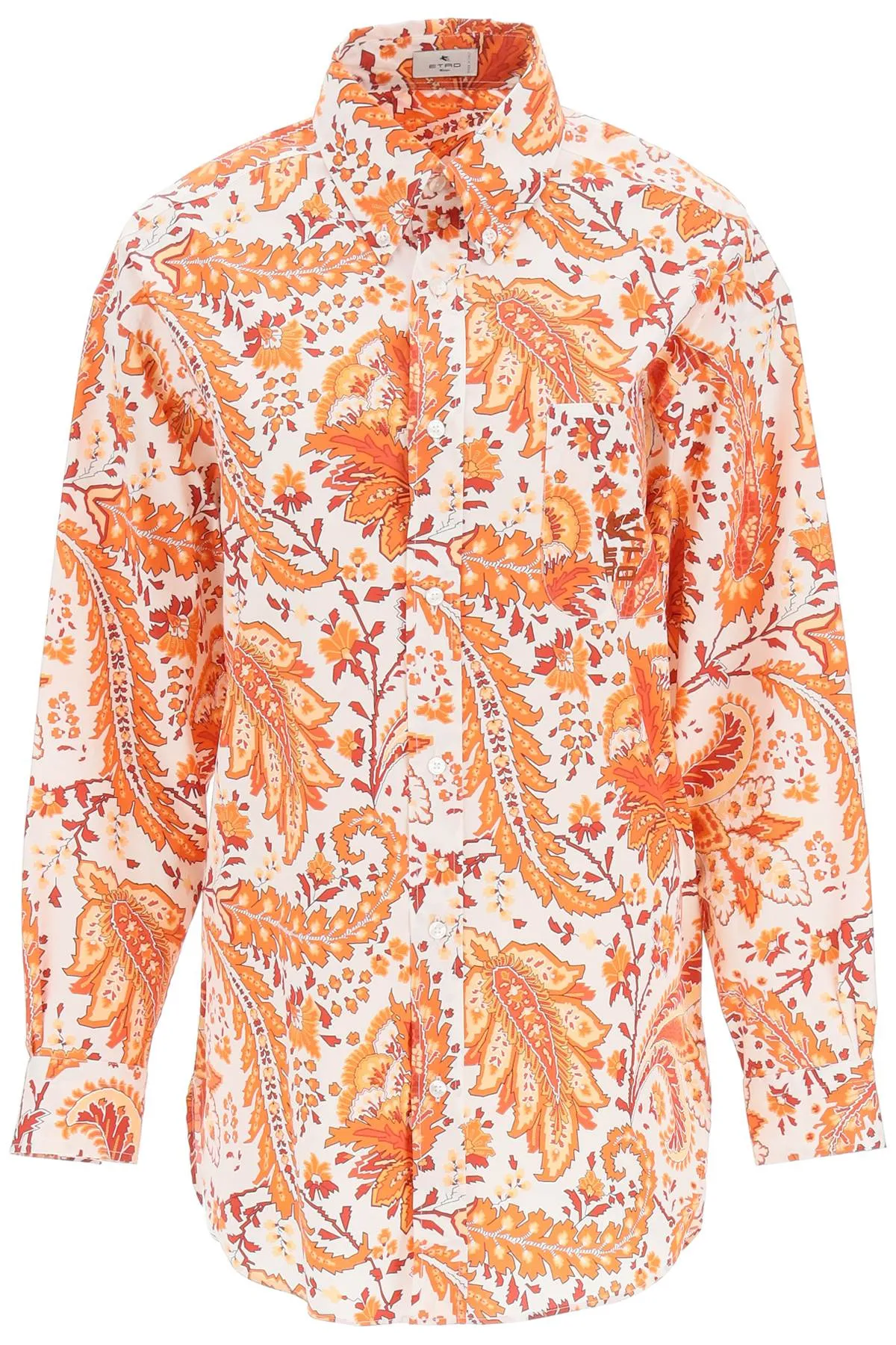 Etro Paisley Printed Long-Sleeved Shirt