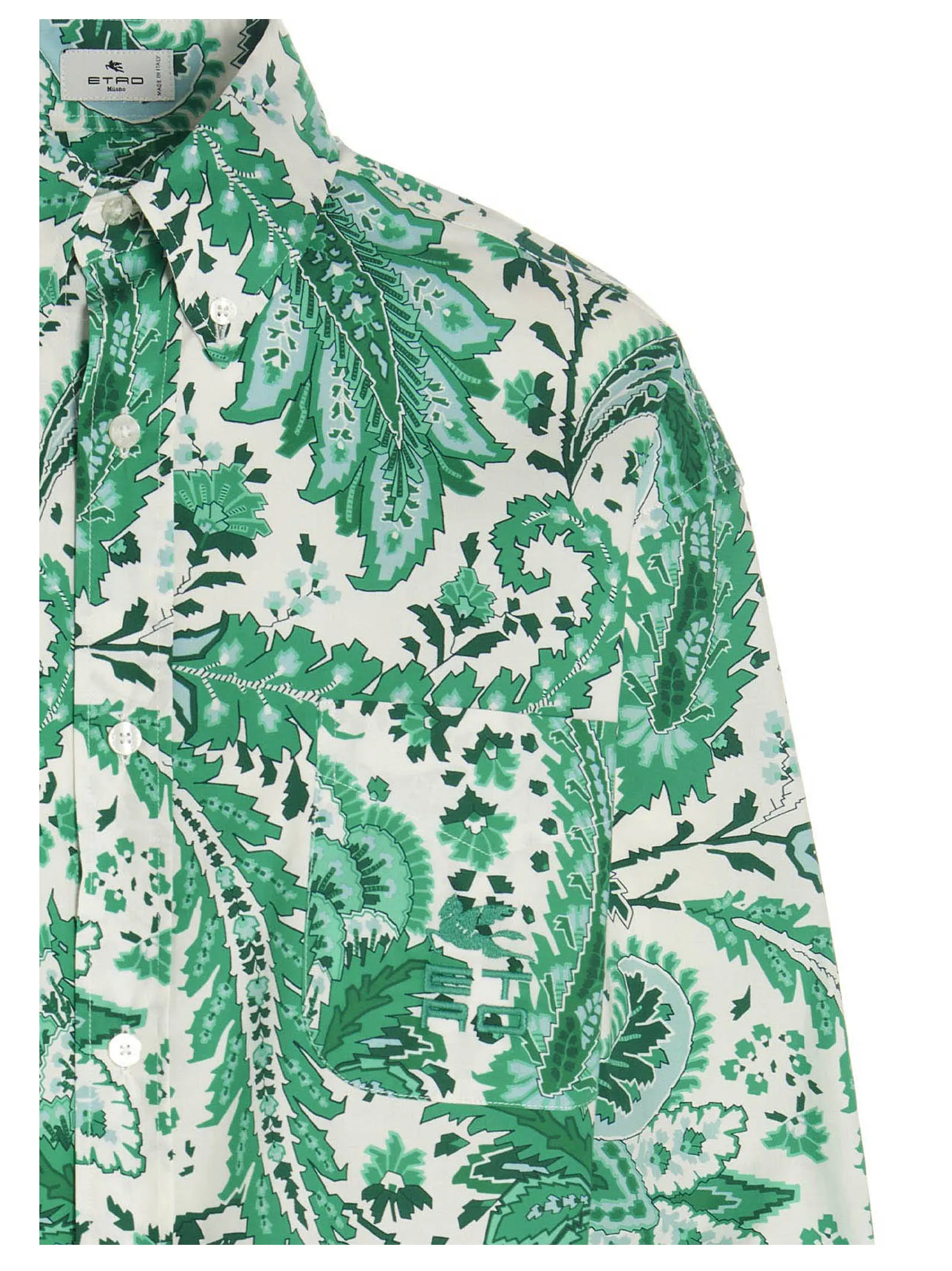 Etro Paisley Printed Long-Sleeved Shirt