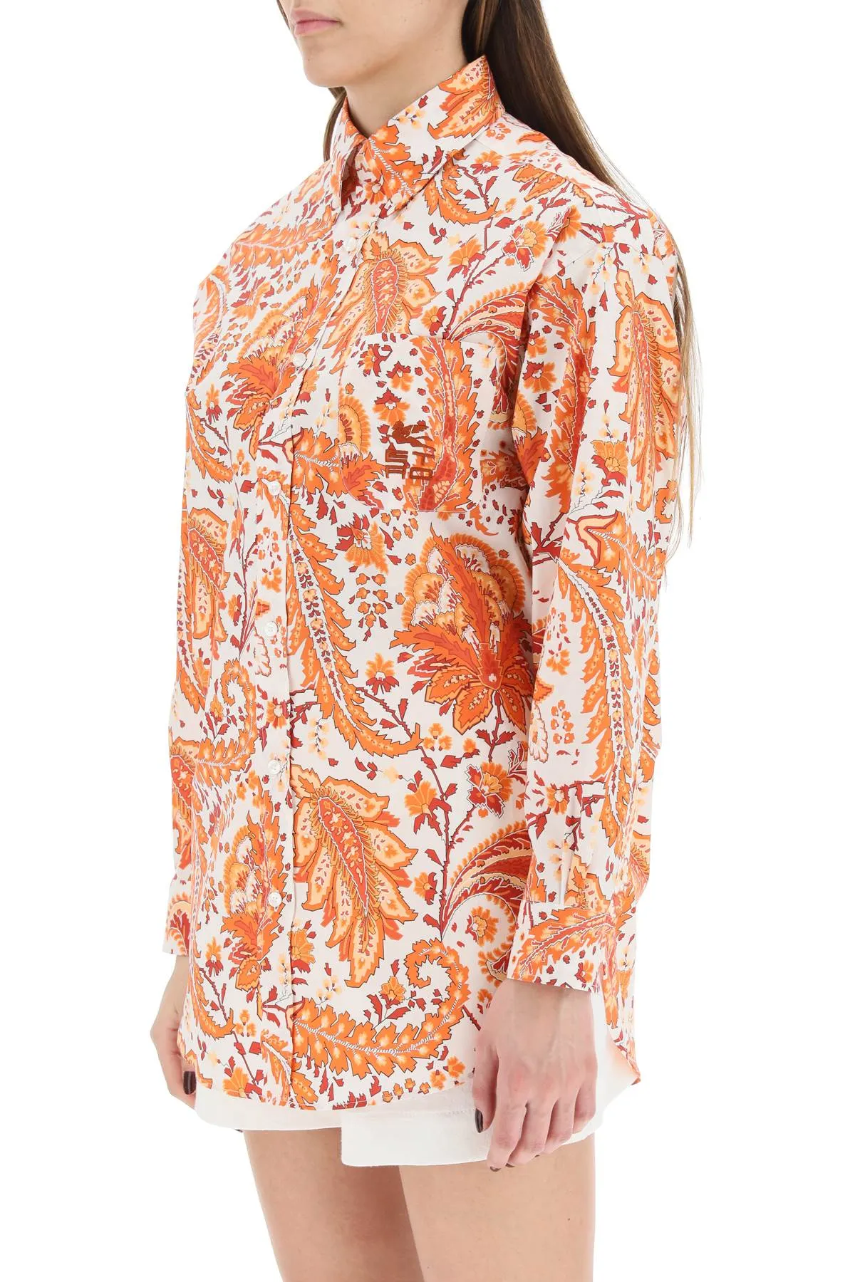 Etro Paisley Printed Long-Sleeved Shirt