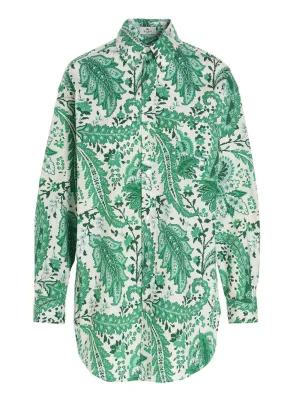 Etro Paisley Printed Long-Sleeved Shirt
