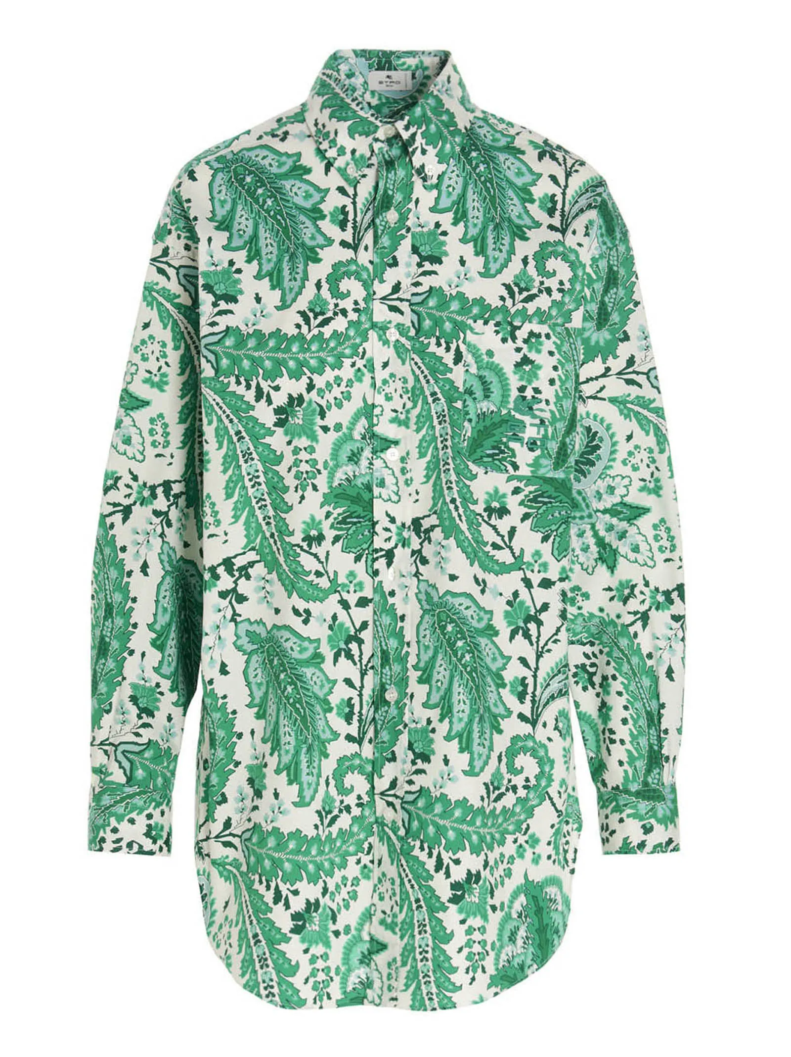 Etro Paisley Printed Long-Sleeved Shirt