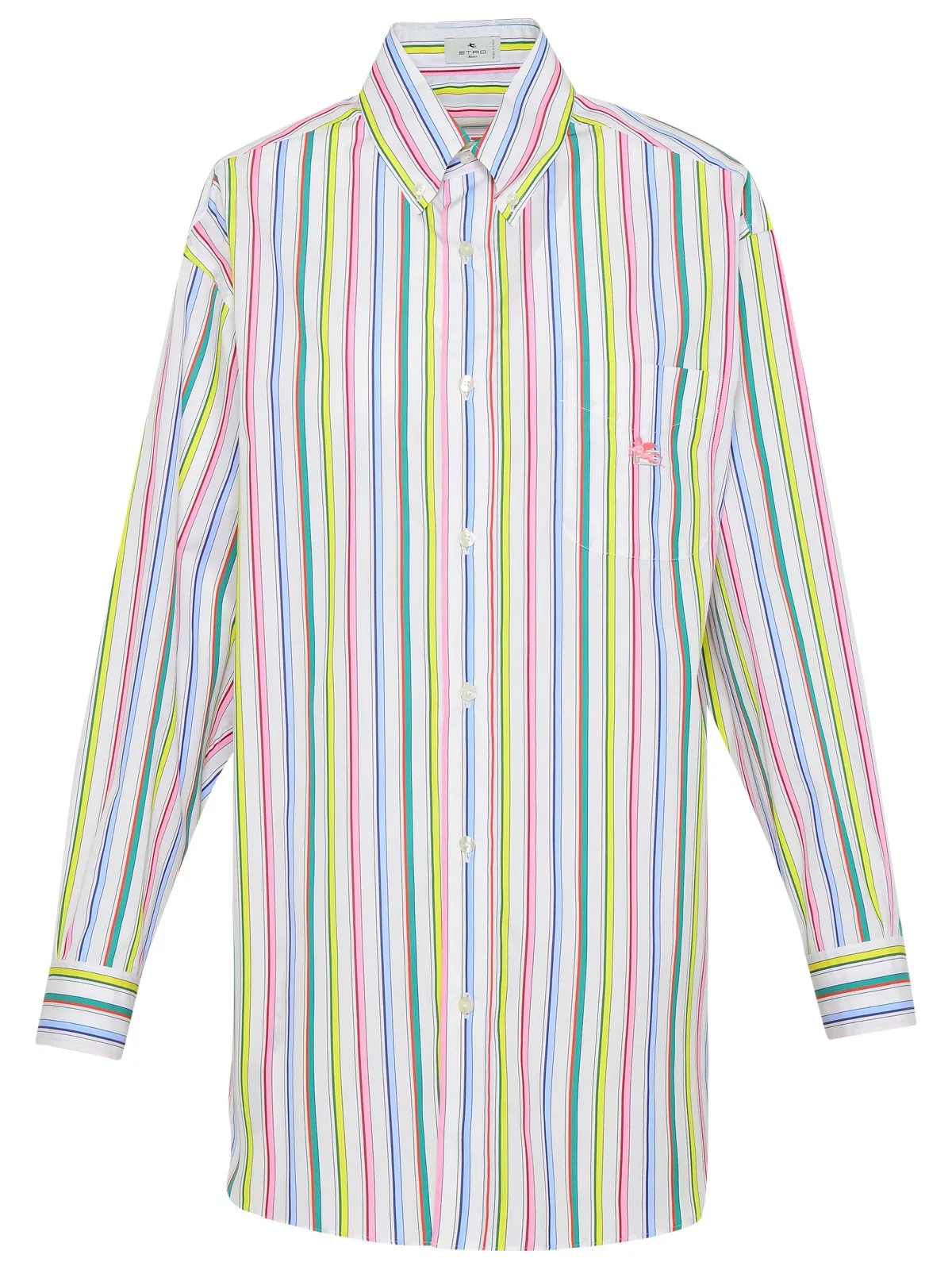 Etro Pegaso Embroidered Buttoned Shirt
