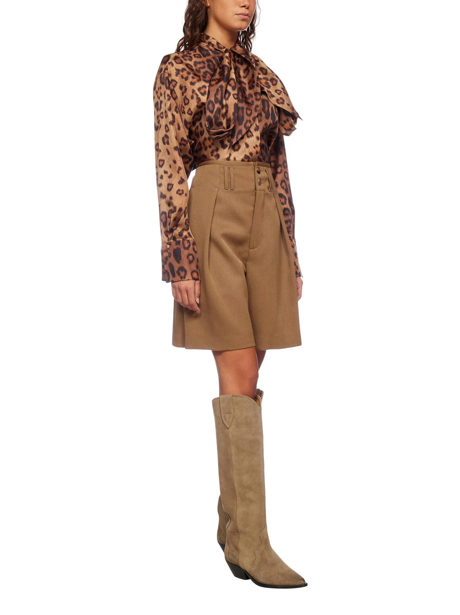 Etro Pleated Bermuda Shorts
