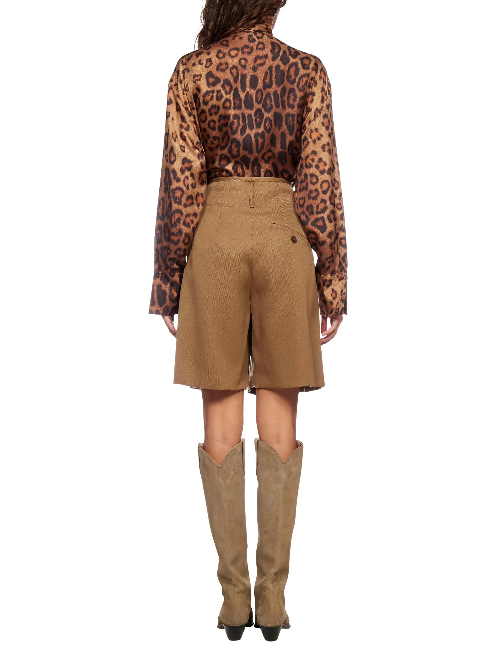 Etro Pleated Bermuda Shorts