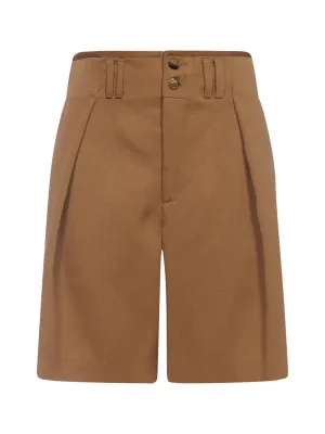 Etro Pleated Bermuda Shorts
