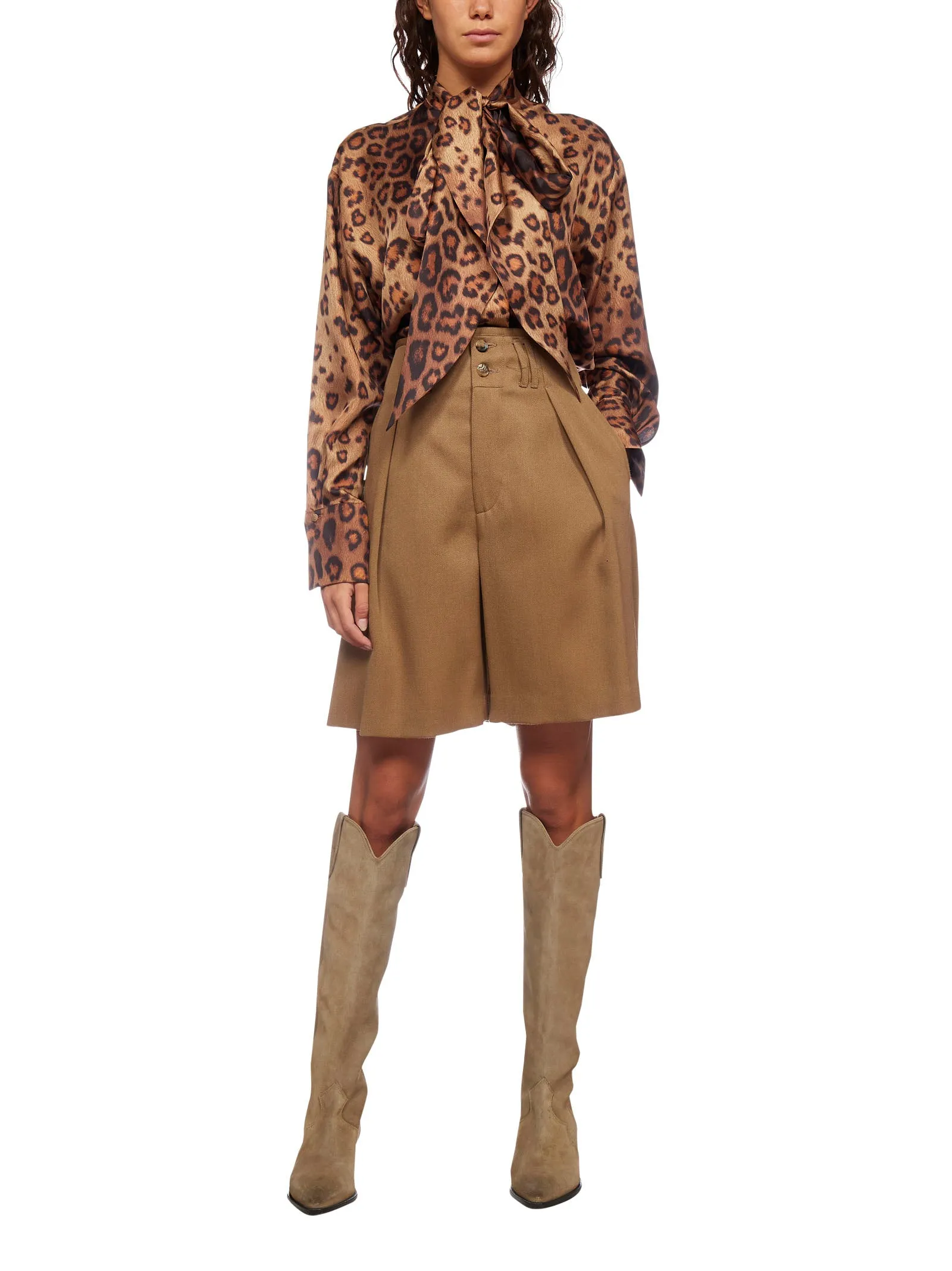 Etro Pleated Bermuda Shorts