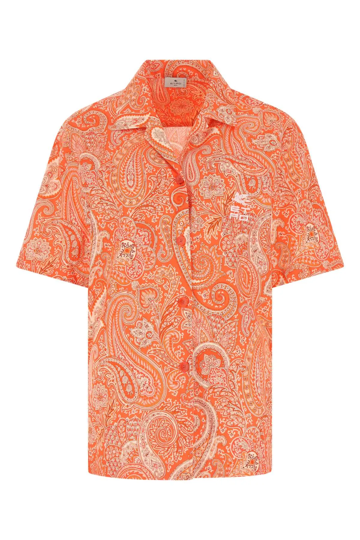 Etro Short-Sleeve Graphic Printed Shirt