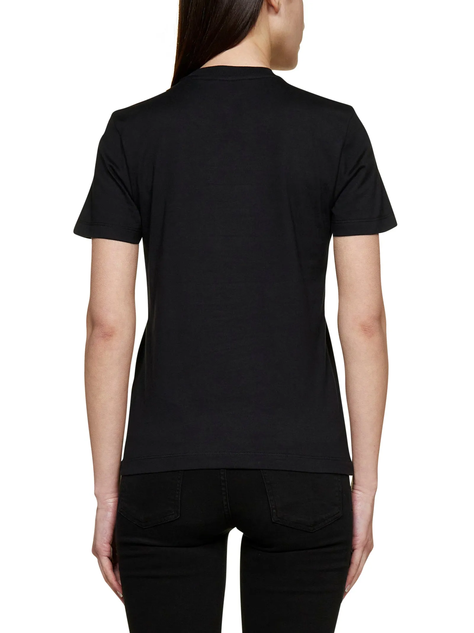 Fendi Logo Embellished Crewneck T-Shirt
