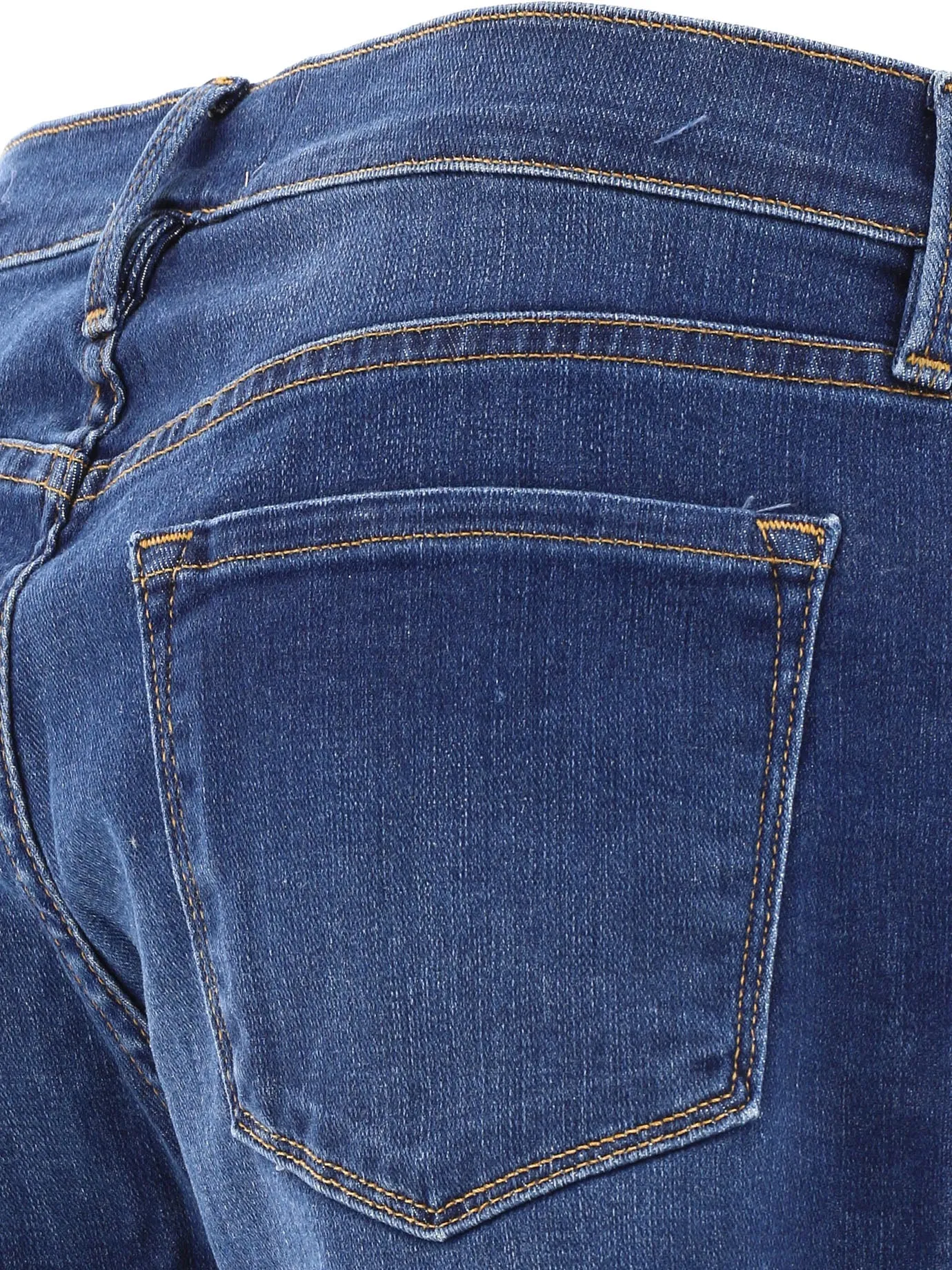 Frame Mid-Rise Denim Shorts