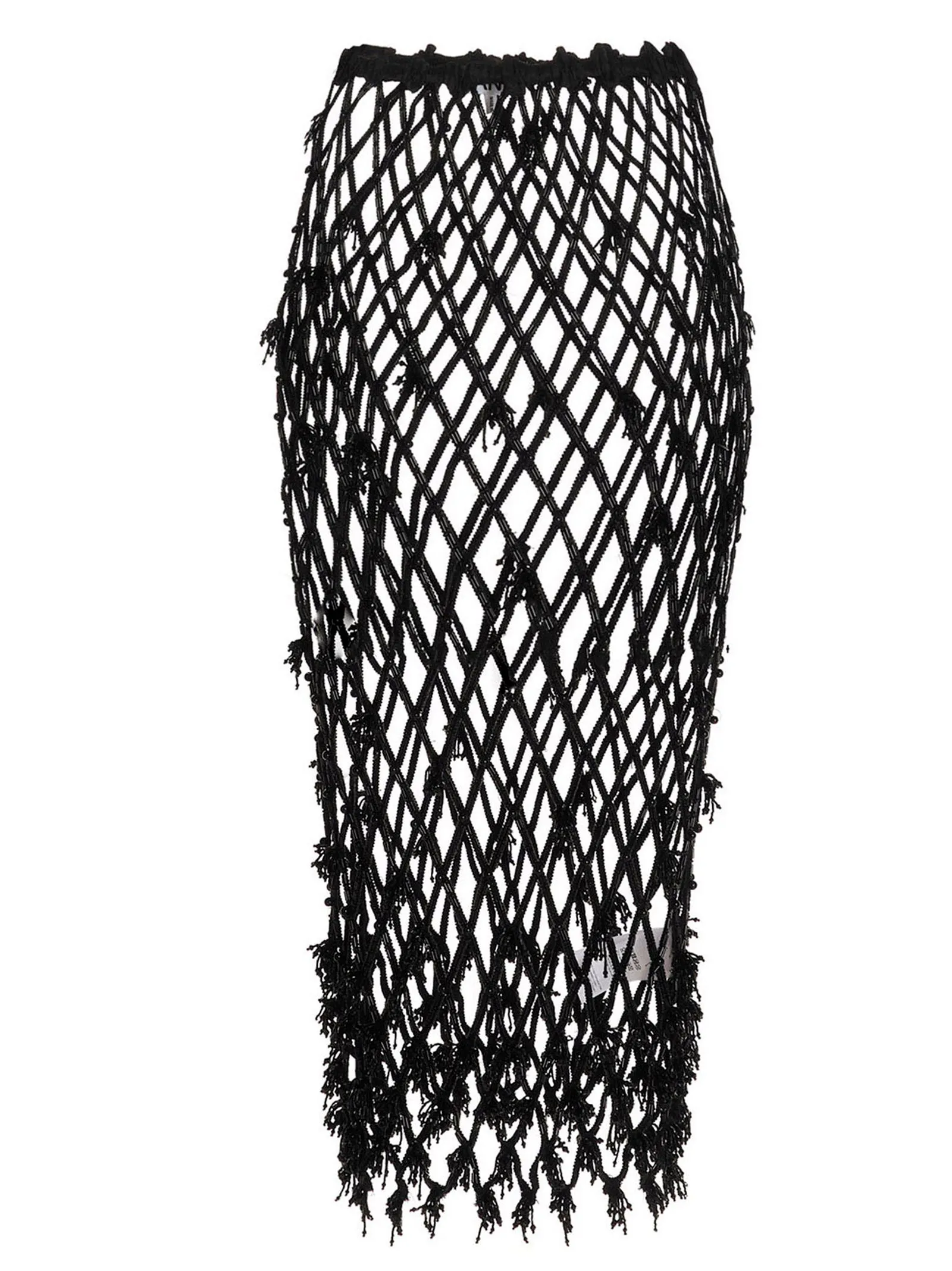 Ganni Beaded Netting Skirt